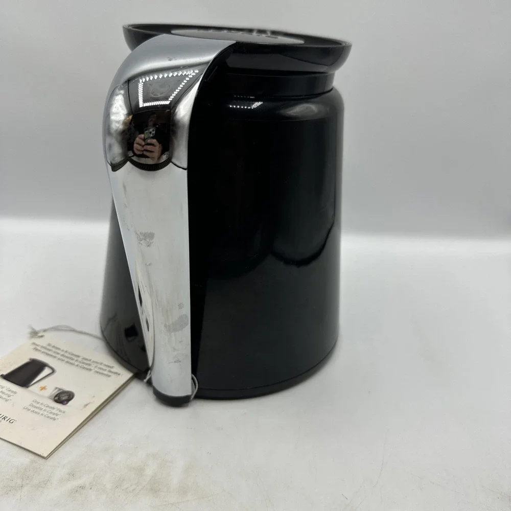 Keurig 2.0 4-Cup Coffee Carafe Pot Black Silver ~Never Used~